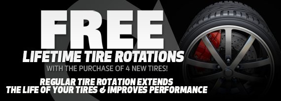 Free Lifetime Tire Rotation
